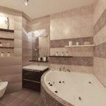 עיצוב חדר אמבטיה בשילוב אסלה בדירה