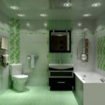 phòng tắm thiết kế nội thất 5 mét vuông