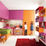 חדר ילדים מעוצב בכל צבעי הקשת
