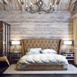 Chalet style bedroom decor