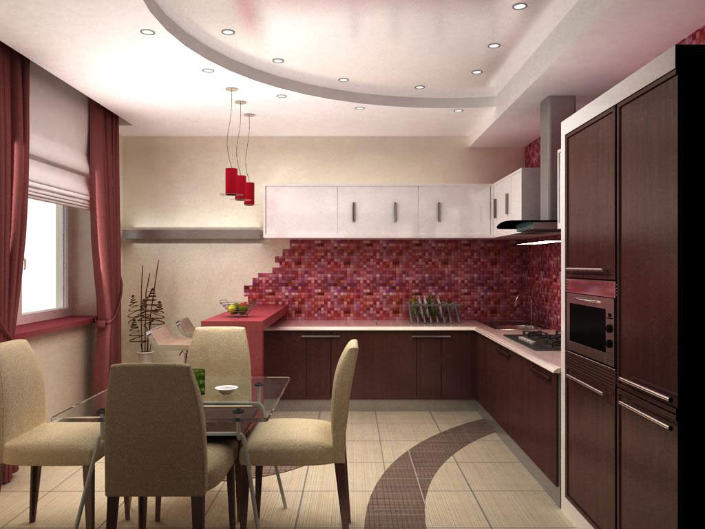 Kitchen design in contemporary contemporary style