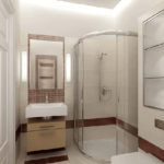 Thiết kế phòng tắm 6 mét vuông với ánh sáng hàng đầu