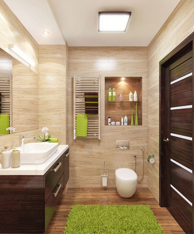 Thiết kế phòng tắm 6 mét vuông đặt một công việc cho một chuyên gia