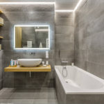 עיצוב אמבטיה עם שירותים