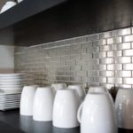 avental de azulejos nas idéias de design de cozinha