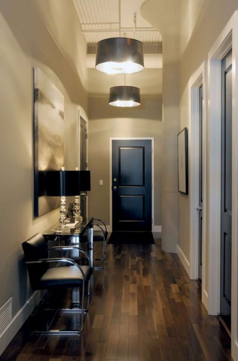 narrow hallway furniture