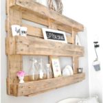 DIY crafts for the kitchen from the pallet for building materials