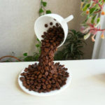 DIY-köksartiklar tillverkade av kaffebönor