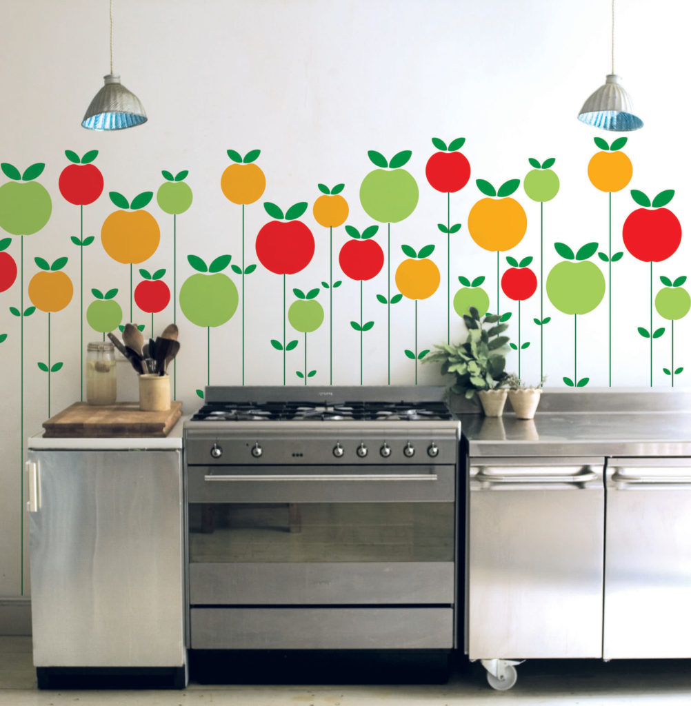 Adesivi murali cucina fai da te