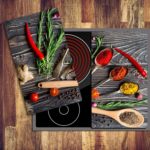 DIY Handwerk für die Küche Stil rustikale Platte mit Gewürzen