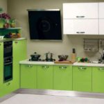 modern yeşil mutfaklar