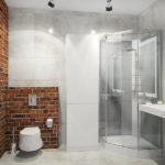 Thiết kế phòng tắm gác xép hiện đại công nghệ cao