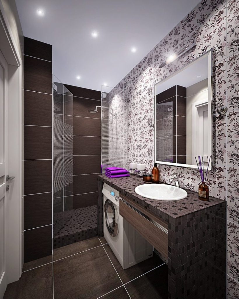 עיצוב מודרני לחדר אמבטיה עם מבחר רחב של חומרים