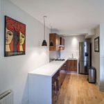 narrow kitchen design ideas