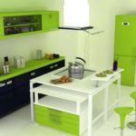 grüne Küche