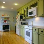 green kitchen photo design