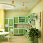 yeşil mutfak tasarım fikirleri
