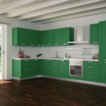 zelené kuchyně interiérové ​​nápady