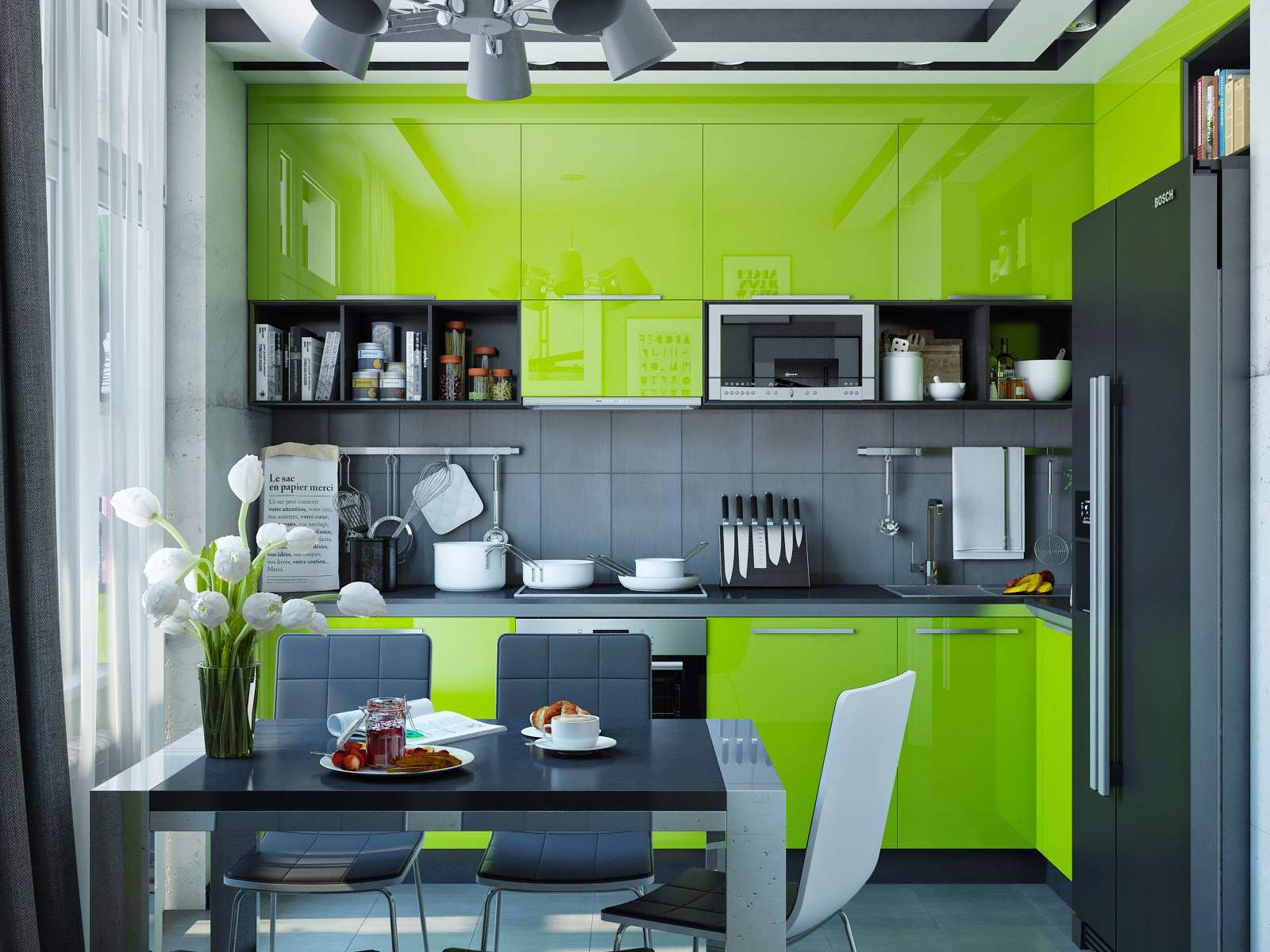 zaļa virtuve