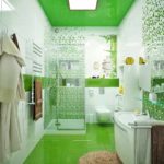 An example of a bright bathroom interior picture