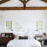 ideen om et usædvanligt indvendigt soveværelse på loftet