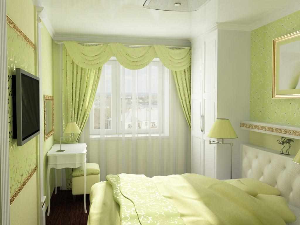 idea di design luminosa camera da letto