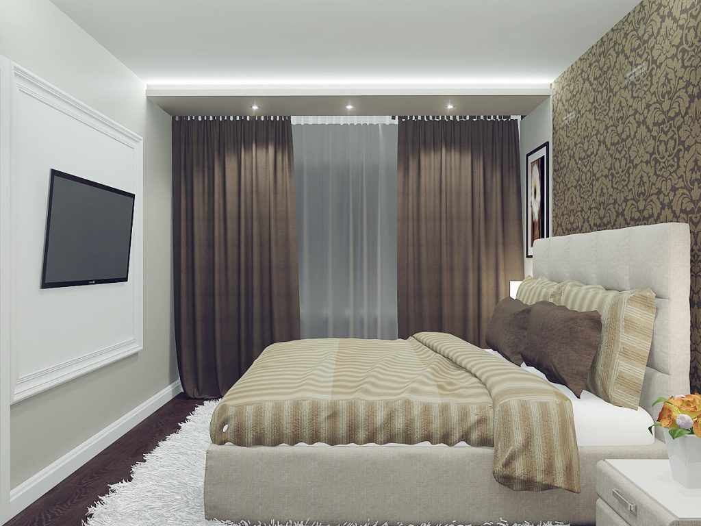 نسخة من ديكور غرفة نوم جميلة في خروتشوف