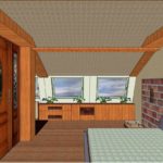 Beispiel für eine schöne Gestaltung eines Schlafzimmers auf dem Dachboden Foto