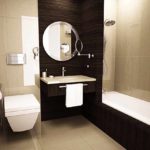 ideja par neparastu vannas istabas dizaina fotoattēlu