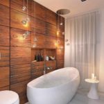 רעיון של תמונה בעיצוב אמבטיה מואר
