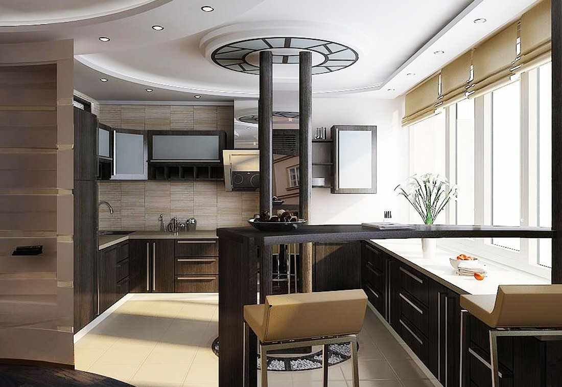 option for a bright kitchen interior