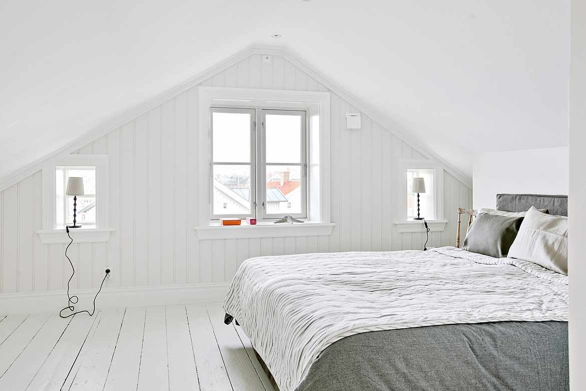 tavan arasında bir yatak odası alışılmadık tarzı bir türevi