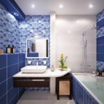 ideja par skaistu vannas istabas attēla stilu