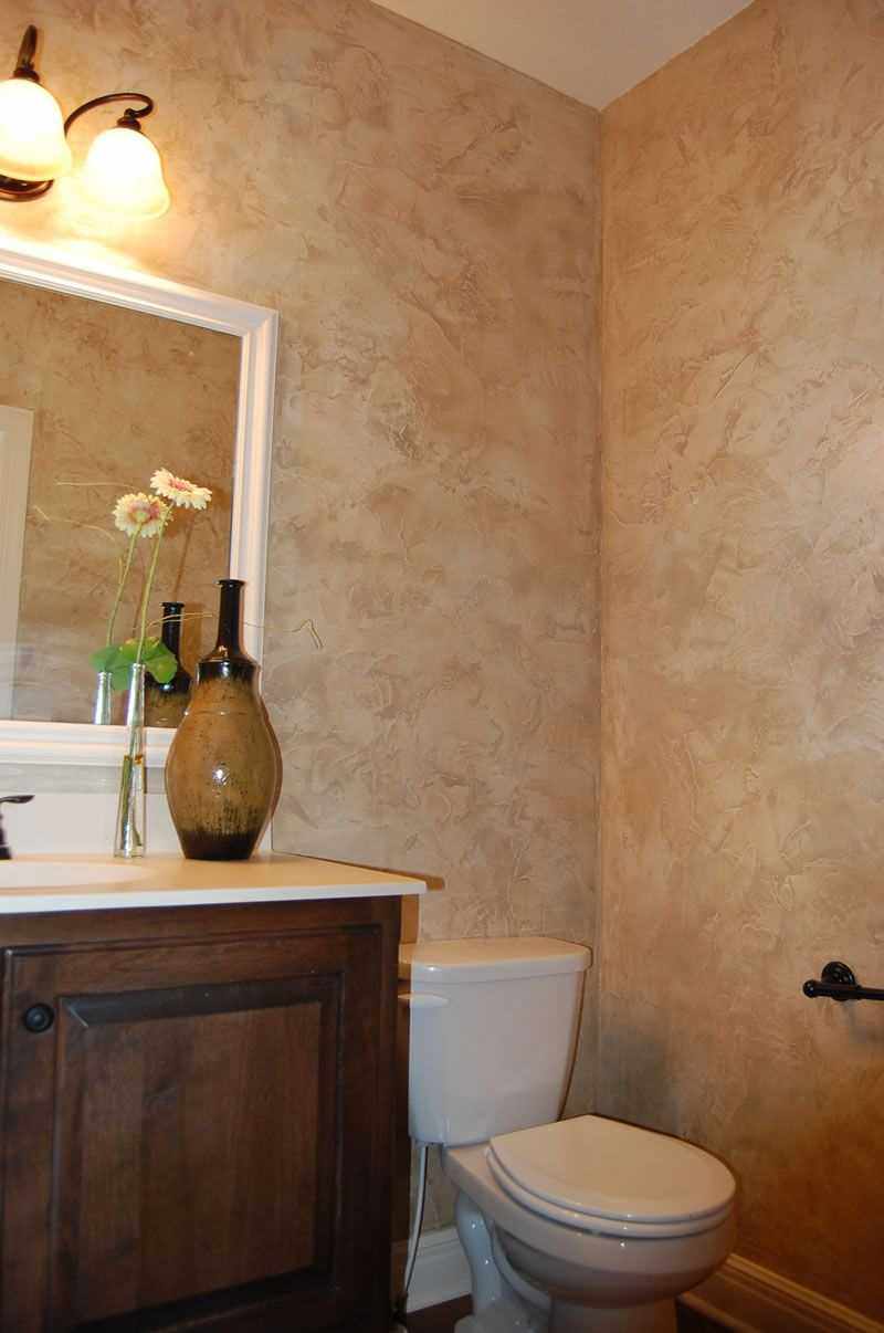 דוגמא לשימוש בטיח דקורטיבי קליל בעיצוב אמבטיה