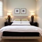אפשרות של עיצוב אור עיצוב חדר שינה צר