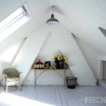 an example of a bright style of a bedroom in the attic picture