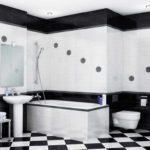 דוגמה לעיצוב יפהפה של חדר אמבטיה עם אריחים
