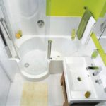 רעיון של חדר אמבטיה בסגנון יפהפה עם תמונה של אמבט פינתי