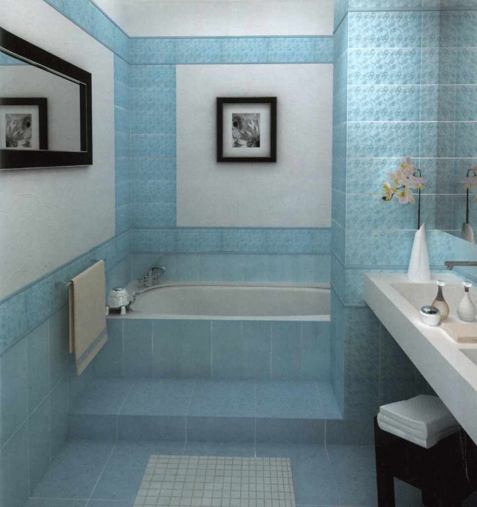 רעיון לעיצוב יוצא דופן של חדר אמבטיה עם אריחים