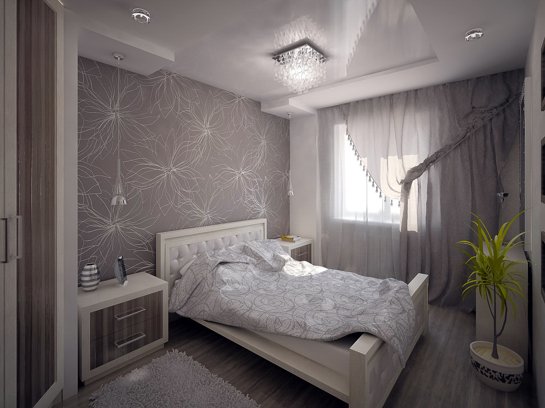 تصميم غرفة نوم 11 متر مربع الانتهاء من الضوء