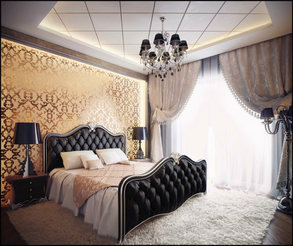تصميم غرفة النوم الكلاسيكية