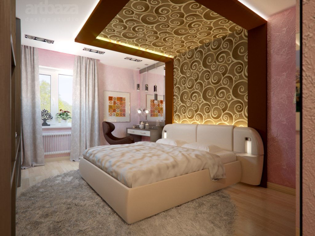 تصميم غرفة نوم عصرية مع ديكور