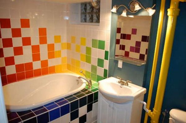 עיצוב לחדר אמבטיה מואר ויוצא דופן