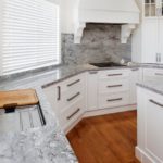 Set with artificial stone worktop