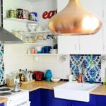 Kuhinjska svjetiljka s bakrenom sjenom