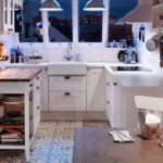 Masă mobilă în designul bucătăriei