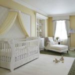 تصميم غرفة لحديثي الولادة بأسلوب كلاسيكي