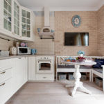 קירות לבנים בעיצוב המטבח
