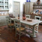 Provence gray aged kitchen furniture