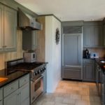 Gray color in the design of the kitchen